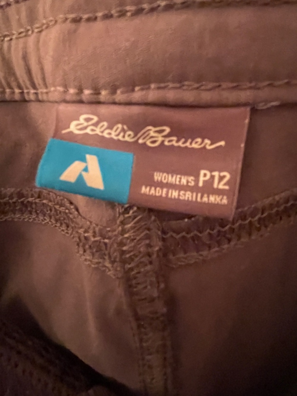 Eddie Bauer Dark Gray Women's Cargo Capris - Picture 3 of 8